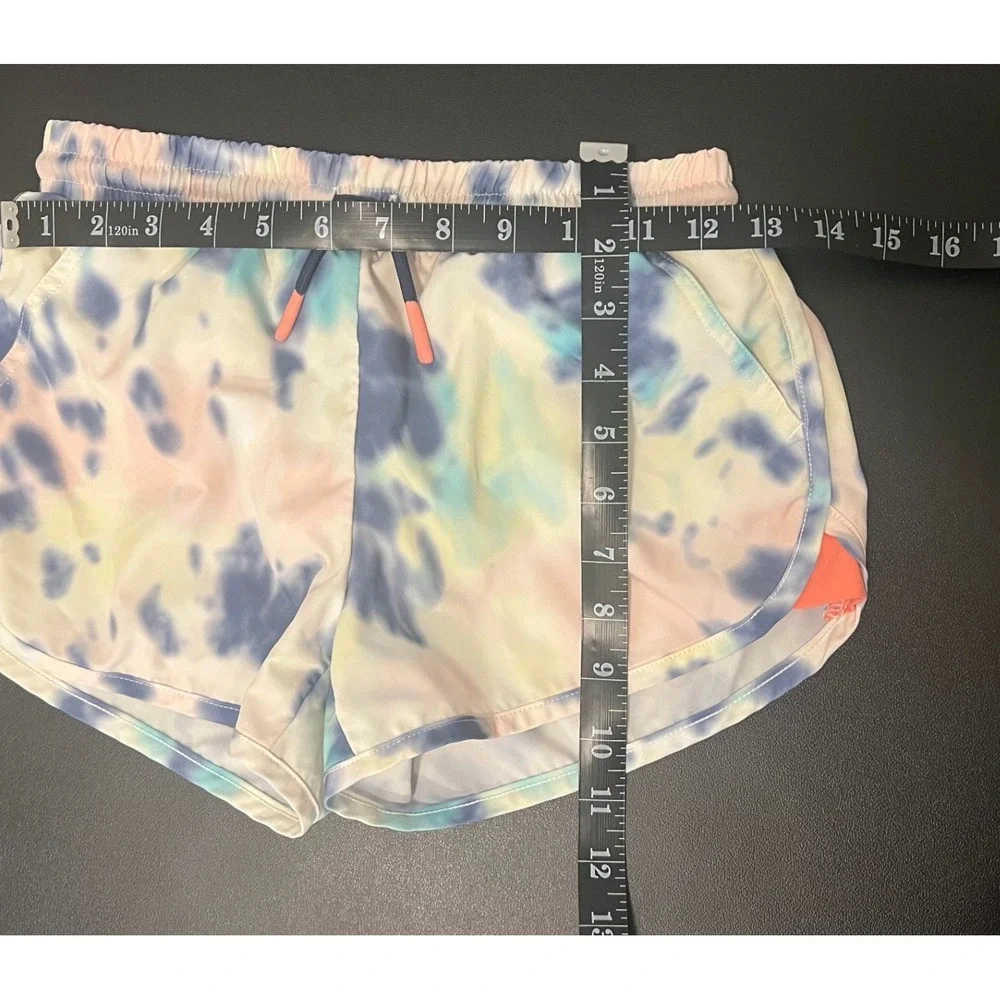Eddie Bauer Tie Dye Shorts Kids M 10/12 Multicolor Activewear 1629
